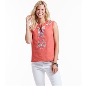 Beaded Vineyard Vines Blouse